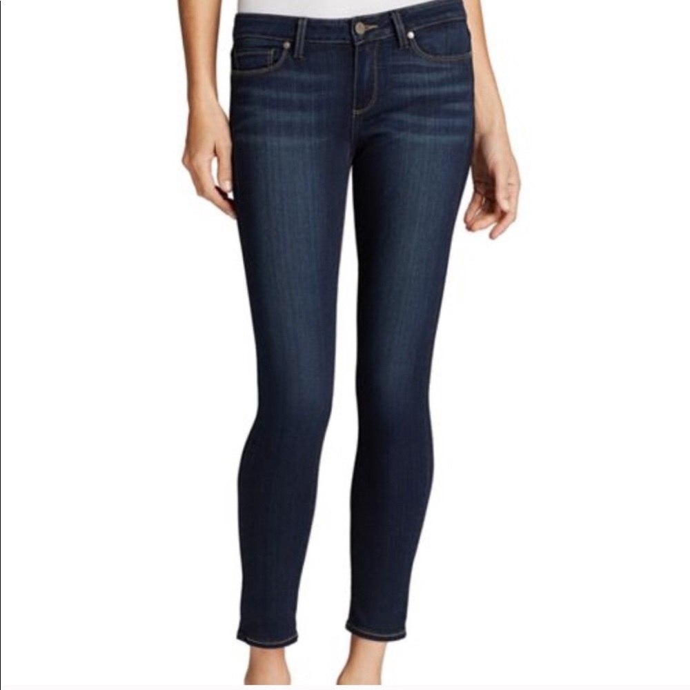 PAIGE Verdugo ankle dark wash skinny jeans size 25